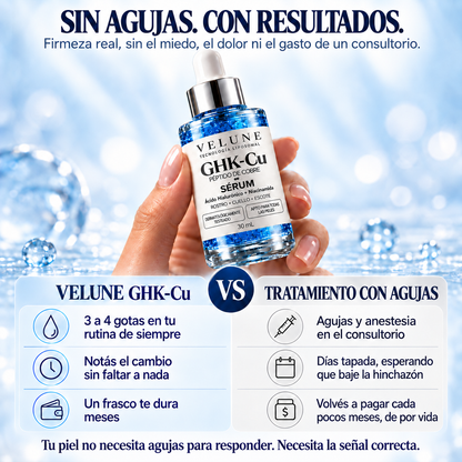 VELUNE Sérum Reafirmante con Péptido de Cobre GHK-Cu